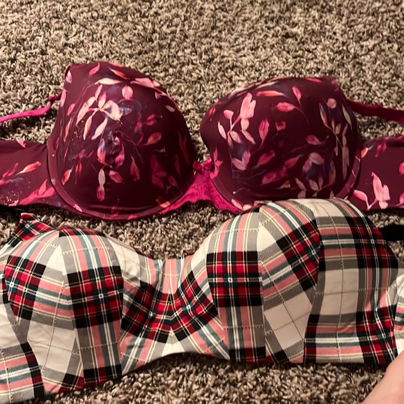 torrid Other - Torrid curve bras. The white plaid on a non wire and the other one is underwire